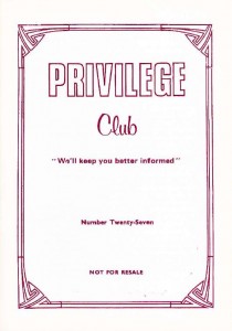 Privilege Club 27